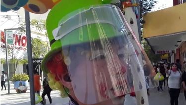 El payaso sanjuanino que sufre los cachetazos de la pandemia a diario El payaso sanjuanino que sufre los cachetazos de la pandemia a diario