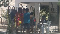 Un sanjuanino fotografió una tierna situación y la imagen se volvió viral