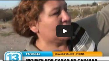 Piquete por viviendas, con pase de factura en Chimbas