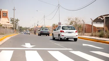 La calle Nuche comenzó a ser de doble circulación entre las calles Echeverría y San Miguel.
