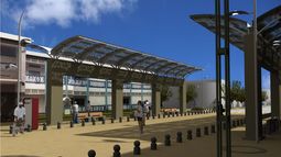 En Rawson proyectan una semipeatonal y mejoramiento del Centro Comercial