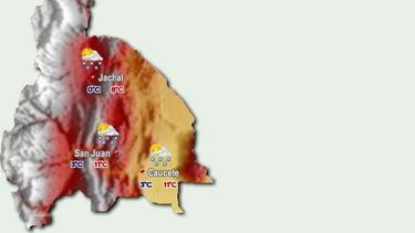 Anuncian nevadas aisladas y 11º de máxima