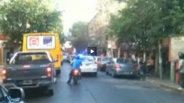 La discusión entre un policía y un chofer demoró el tránsito