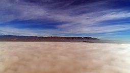 Niebla sanjuanina, como nunca la viste antes