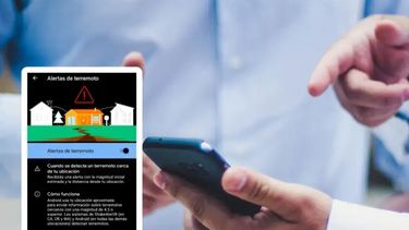 El alerta de sismo de Google se estrenó en San Juan. Qué opinan desde el Inpres.