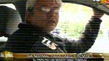 Taxis y remises sintieron el paro y tuvieron menos pasaje