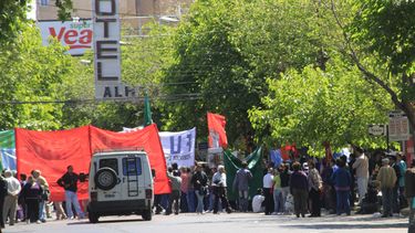 La CTA también marchó en San Juan