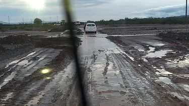 Habilitada, pero muy dañada: así está la 40 al Norte