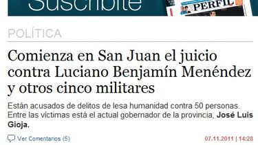 Poco eco de los medios porteños