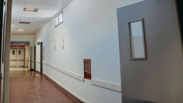 Habilitan en San Juan consultorios especiales para atender a pacientes con enfermedades repiratorias.