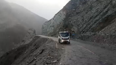¡Peligro total! Así estaba la ruta que une a Jáchal con Iglesia tras el temporal