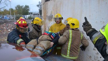 En imágenes: lo que dejó el curso intensivo de rescate vehicular