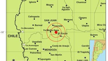 ¡No se deja de mover!: un sismo con epicentro en San Juan sacudió el sueloUn fuerte temblor con epicentro en La Rioja se sintió en San Juan