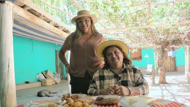 Natalia junto a su madre, Eugenia.&nbsp;