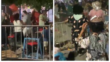 Fueron a disfrutar del carnaval en Carpintería y terminaron a los sillazos