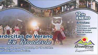 Vuelven las Tardecitas de verano a Rivadavia