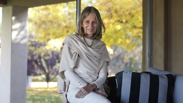 Cecilia Zunino, en su hogar de Barreal. Foto: Diario Uno.