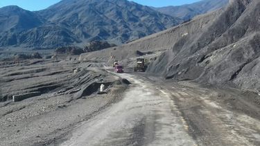 La Ruta 150 estuvo cortada por un derrumbe en La Garganta del Diablo