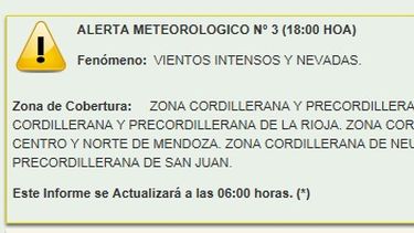 Hasta el viernes el Zonda se quedará en San Juan
