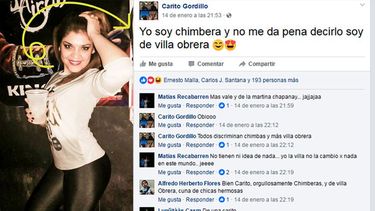 Los chimberos muestran su orgullo en la red