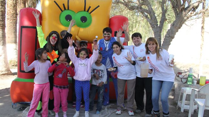Estar tras las rejas no les impidió celebrar el Día del Niño