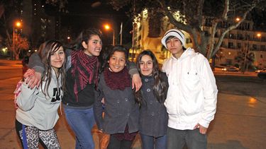 Pese al frío, el Parque fue un lugar de encuentro por el Día del Amigo