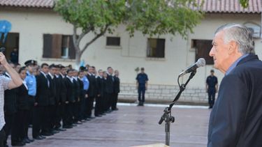 Gioja inauguró el ciclo lectivo de los aspirantes a policía