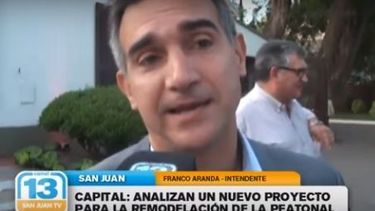 Aranda apura un proyecto propio para la peatonal