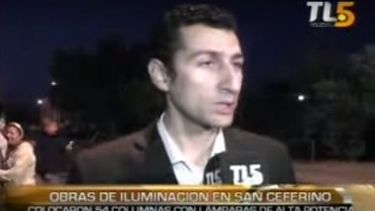 San Ceferino cuenta con nueva luminaria