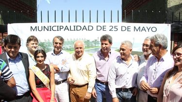 Con un emisario de Nación y el Gobernador arrancaron las colonias