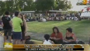 FNS: Comenzaron los ensayos del espectáculo