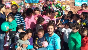 Sarmiento festejó el Día del Niño con un chocolate solidario
