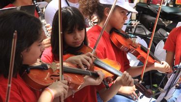Chicos y grandes cautivaron con el concierto de Navidad