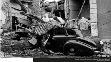 Inaugura una espectacular muestra fotográfica sobre el terremoto de 1944