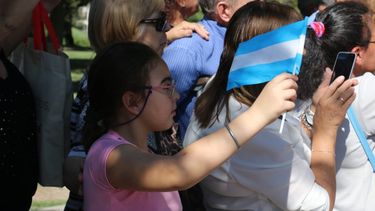 Emoción sin fin: el Himno de Malvinas durante el homenaje sanjuanino