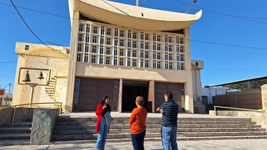 La parroquia de Cristo Rey en Caucete, única.