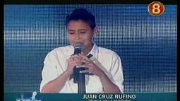 Con cambio de look y tema melódico, Juan Cruz Rufino enamoró a todos