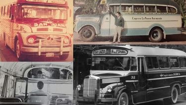 El galpón de los recuerdos: las fotos de los colectivos sanjuaninos que alguna vez se llenaron de pasajeros