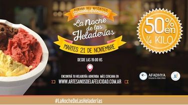 La noche de las heladerías: 1/4 de helado Portho a $45
