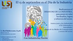 Celebración con el desayuno tradicional para el Día de la Industria Sanjuanina