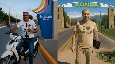 Según la IA, así serían algunos departamentos de San Juan si fuesen personas