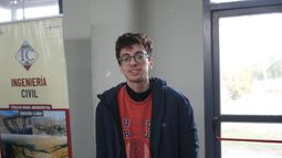 Joaquín Muñoz, el único alumno de 4° año de Ingeniería en Metalurgia Extractiva de la UNSJ. Joaquín Muñoz, el único alumno de 4° año de Ingeniería en Metalurgia Extractiva de la UNSJ.
