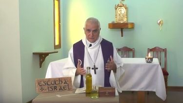 Monseñor Lozano grabó uno de sus mensajes para Semana Santa