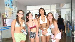 Mucho color y buena onda en las pileteras sanjuaninas