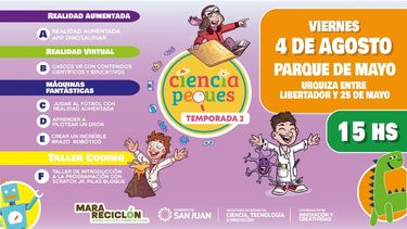 Ciencia Peques desembarca en el Parque de Mayo