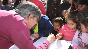 Molina fue un niño más