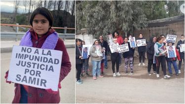 Sarmiento: marcharon para pedir justicia por la muerte de Samir, el niño atropellado por una camioneta