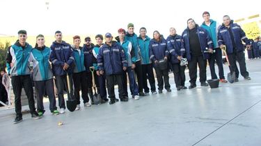 Solidaridad y mucho ruido para presentar la campera de Don Bosco