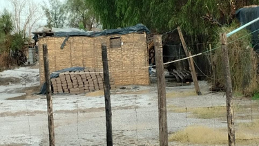 El temporal de Santa Rosa dejó lamentables postales en La Chimbera, 25 de Mayo