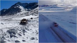 Video: el oeste de San Juan, cubierto de nieve